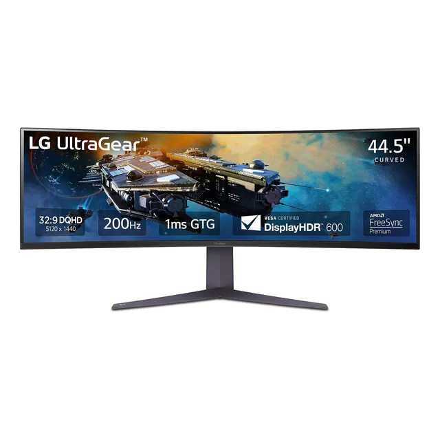 MONITOR CURVO LG ULTRAGEAR 45 QHD 200HZ 1MS