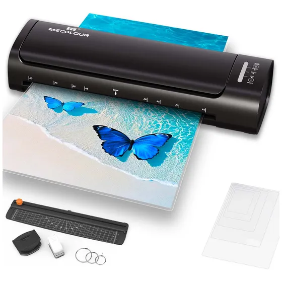 Plastificadora Laminadora 6 Em 1 Refiladora A3 Multifuncional Mecolour Sl588 127v