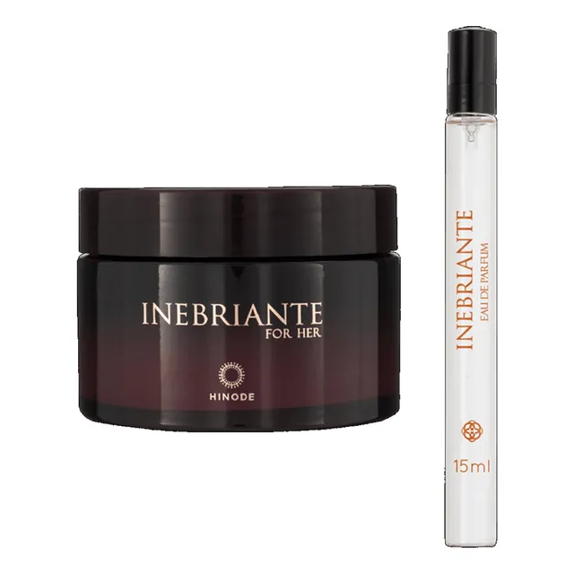 Inebriante Perfume De Mujer 15ml Con Hidratante Corporal Hnd
