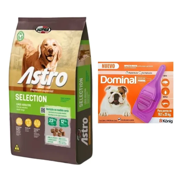Astro Adulto 14+3 Kg + Pipeta Dominal 10 A 25 Kg