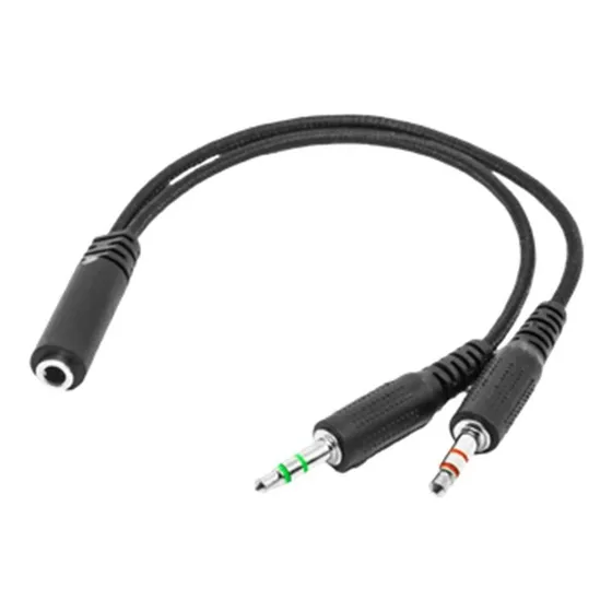 Adaptador P3 P/ Headset Fone E Microfone Em Notebook Pc