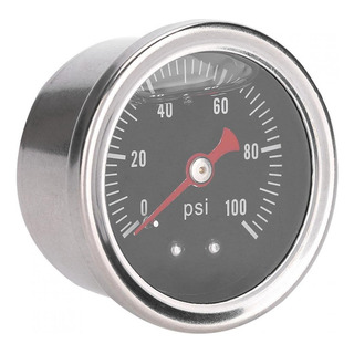 0-100 Psi/bar Medidor De Pressão De Combustível Universal Ca 0-100 Psi/bar Medidor De Pressão De Combustível Universal Ca