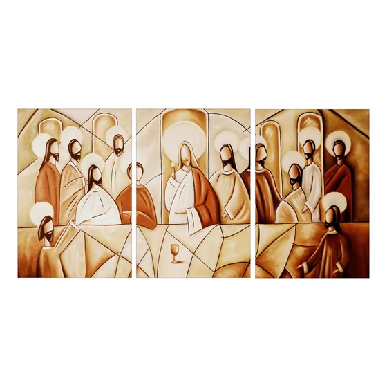 Ultima Cena Cuadro Decorativo Arte Moderno