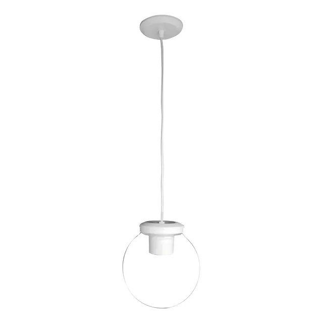 Colgante Globo Esfera Pvc Opal 25 Cm Deco Apto Led E-27 