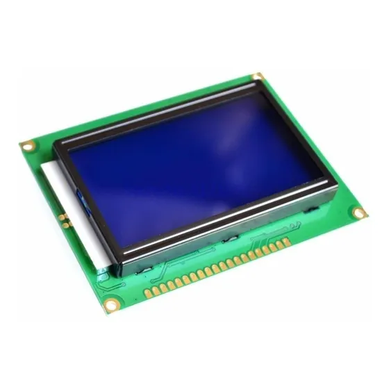 Display Lcd 128x64 Gráfico Backlight Azul Com Nfe No Full