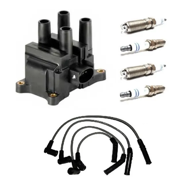 Kit Bobina Cables Bujias Bosch Ford Fiesta Ka Ecosport 1.6 Rocam 8v