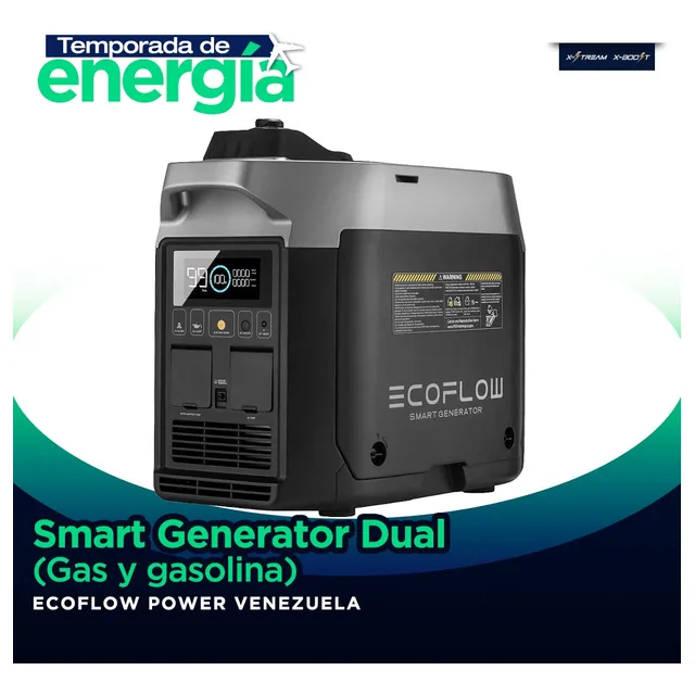 Ecoflow Smart Generator Dual - Generador Inteligente A Gas