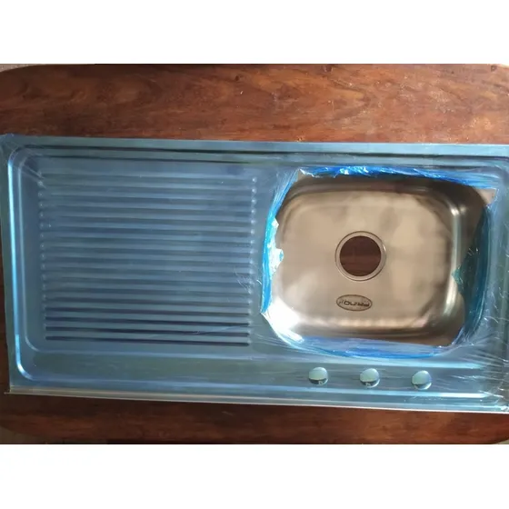 Fregadero De Acero 1 Tina Marca Frinox
