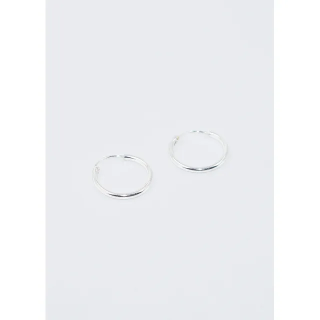 Aros Caravanas Plata 925 Varios Tamaños