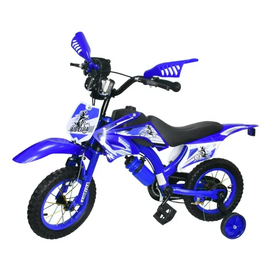 Bici Moto Infantil Rodado 12  Con Sonido + Caramañola