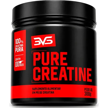 CREATINA MONOHIDRATADA 300g - 100% Pura - 3VS Nutrition