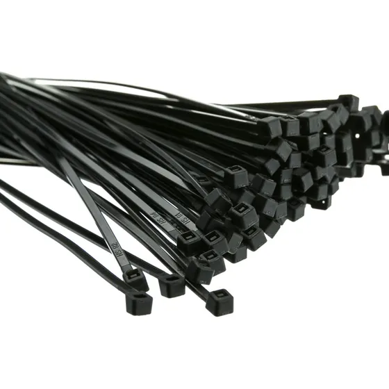 Tirrap Plastico Negro (100pzas)