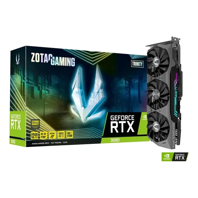 Tarjeta de video Nvidia Zotac Gaming GeForce RTX 30 Series RTX 3080 ZT-A30800J-10P OC Edition 10GB
