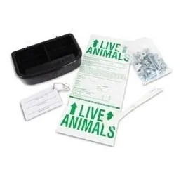 Petmate Kit De Viaje Para Kennels, Calcomanias,bebedero