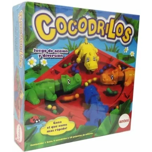 Cocodrilos Antex Original Juego De Mesa Selva Animales Niños