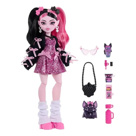 Monster High Muñeca Look Monstruoso Draculaura