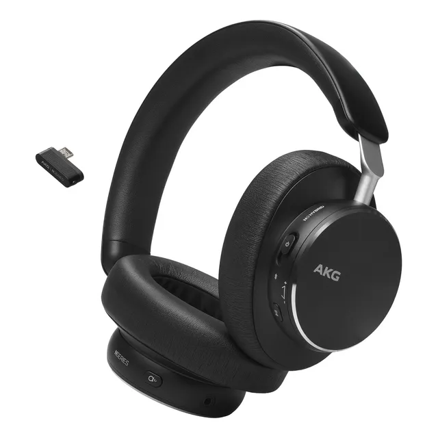 Auriculares híbridos negros con cancelación de ruido Akg N9