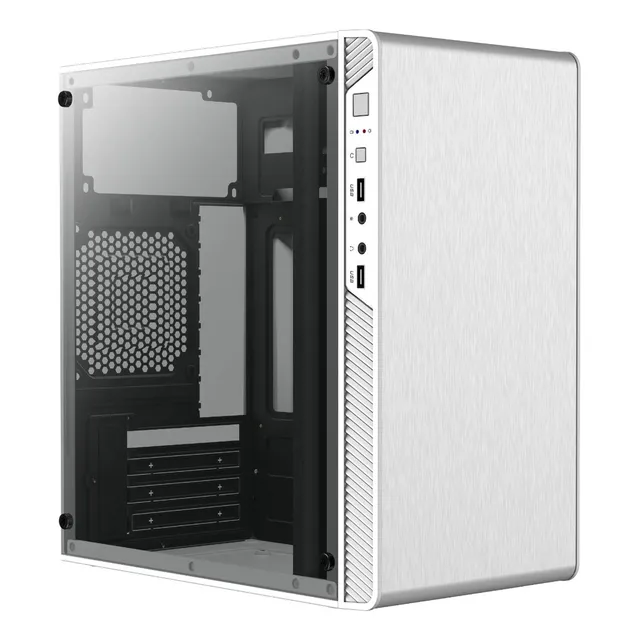 Gabinete Performance Ii Gi215w M-atx, Fuente Atx 500w Blanco