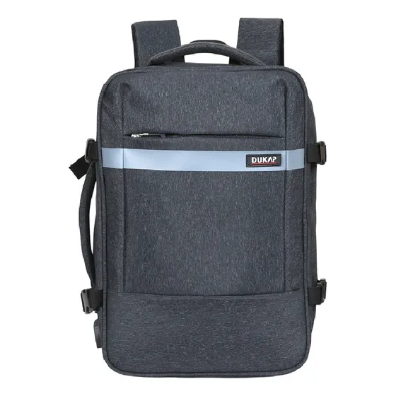 Mochila Viajera Dukap Indigo Gris Oscuro
