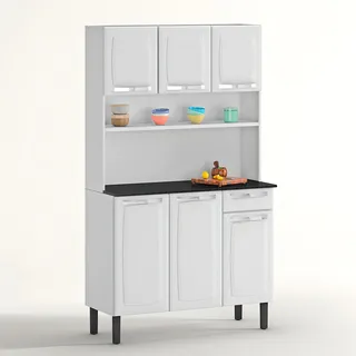 Armårio De Cozinha Rose Em Aço 6 Portas 1 Gavetas Itatiaia Cor Branco/neve Armårio De Cozinha Rose Em Aço 6 Portas 1 Gavetas Itatiaia Cor Branco/neve