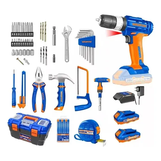 Set Wadfow 119 Pcs Taladro + Valija Wdbt1b119 -fg