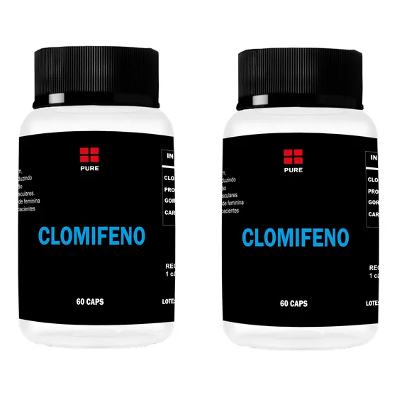 Kit 2 Clomifen50mg 60 Unidades Para Tpc  Pós Ciclo