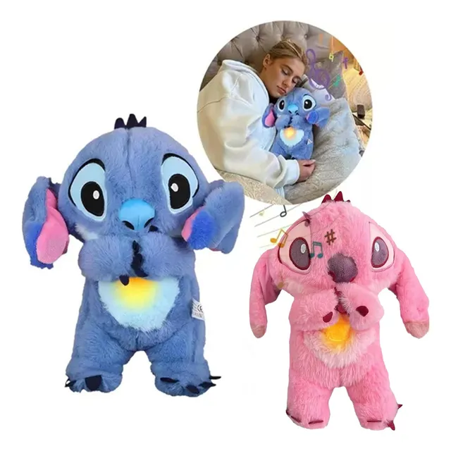 Peluches Respiran Stitch Respira Peluches Respiran Ansiedad Color Azul peluche 1pcs
