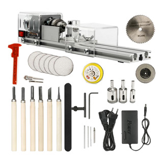 Mini Torno Beads Machine Wood Working Diy Ferramenta Claro Mini Torno Beads Machine Wood Working Diy Ferramenta Claro