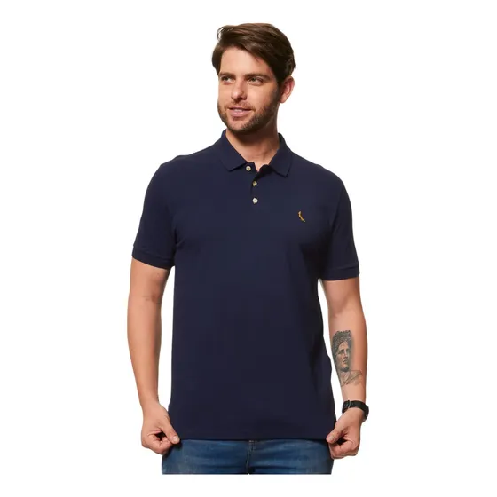 Camisa Masculina Polo Piquet Básica Em Algodão Reserva
