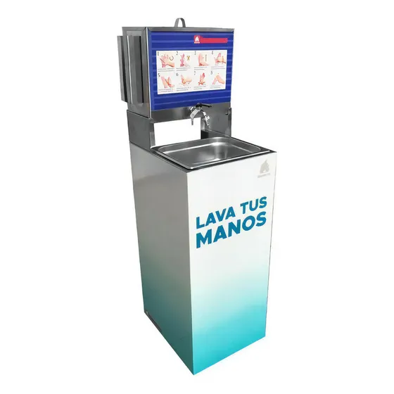 Lavamanos Portátil Inmeza Lava-adu Limpieza Agua Negocio Color Gris