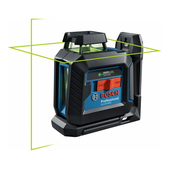 Láser De Línea Cruzada Bosch Gll50-40g Con Haz Verde Autoniv