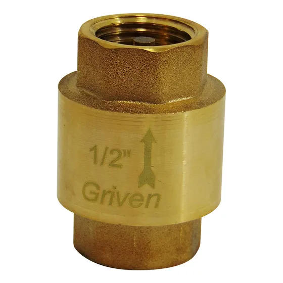 Valvula Check Bronce 1/2'' Griven