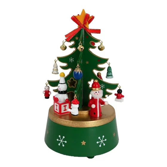 Arbol Adorno 22 Cm Musical Afj
