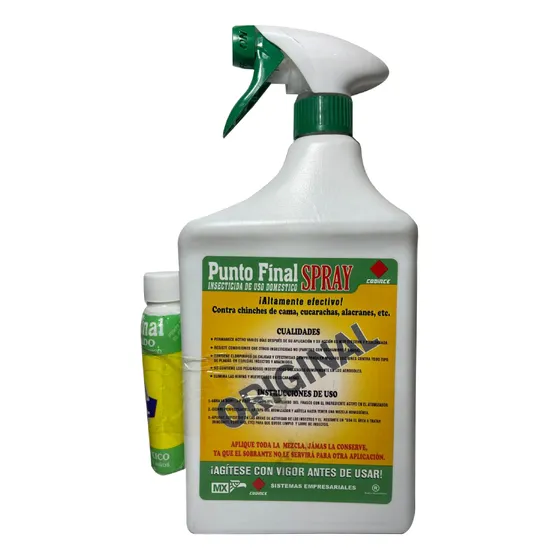 Insecticida Domestico Punto Final Fin A Las Plagas / 3 Pza