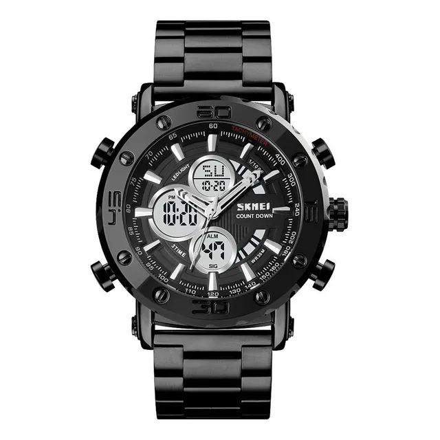 Skmei - Reloj Análogo-digital 1636bkwt Para Hombre