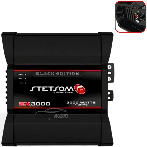Modulo Stetsom Amplificador 3000w Rms Ex3000 4 2 1 Ohms 