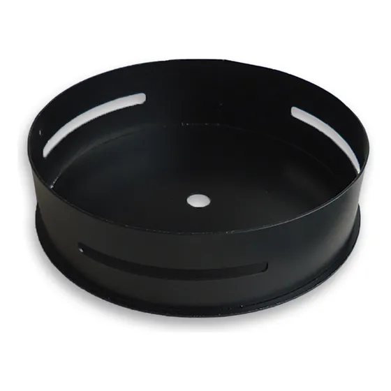 Base Chapa Redonda 14 Cm Para 1 Colgante Luminarias
