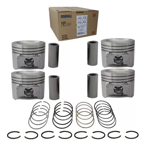 Kit Pistão E Anél 0,50 Mahle Saveiro G4 Ap 1.6 8v Flex