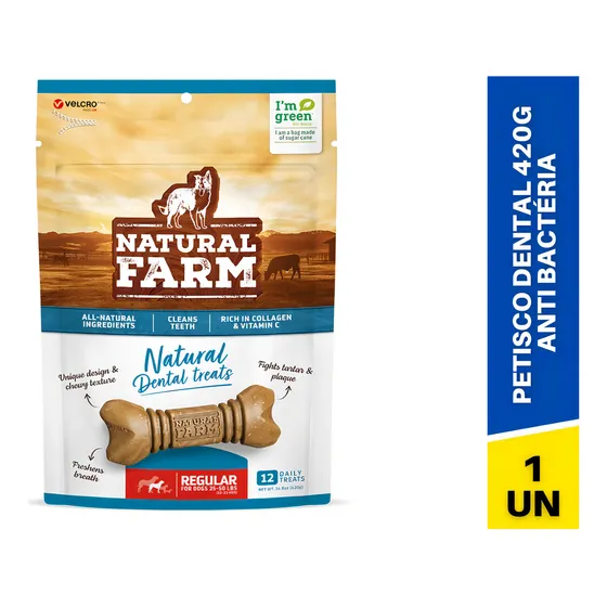 Petisco Dental Raças Médias Cães Anti Bafo E Tártaro Snack