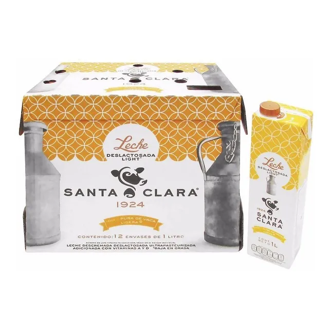 Leche Santa Clara Deslactosada Ligth 1l (12piezas)