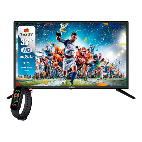 Smart Tv 32'' Enxuta Sint Digital Isdbt Android 7.0 + Sm