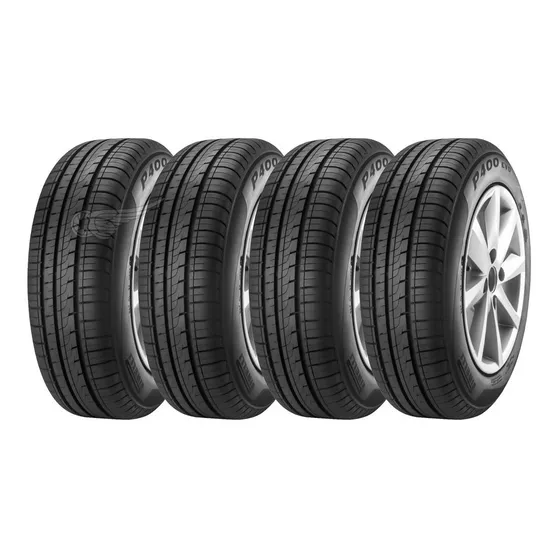Kit 4 Cubiertas Pirelli 175 70 R14 P400 Gol Voyage Fiat Uno