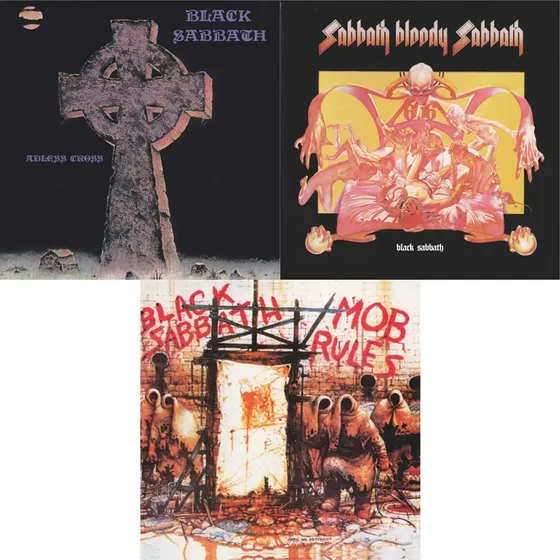 3 Cds Black Sabbath - Bloody Sabbath, Headless Cross, Mob Ru