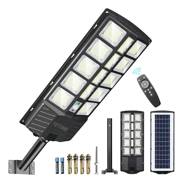 Lámpara Solar Exterior Led Luminaria Focos Solares Para Exterior Suburbana Alumbrado YETONE