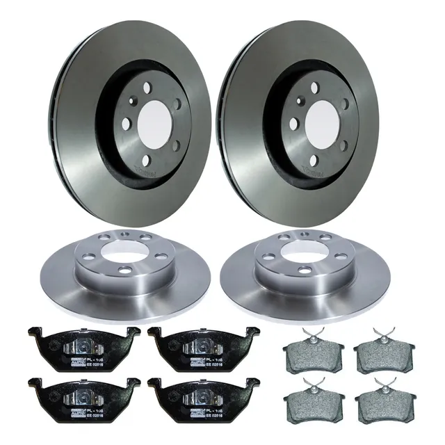 Kitx4 Frenos Delanteros Y Trasero P/ Volkswagen Bora 1.9 2.0