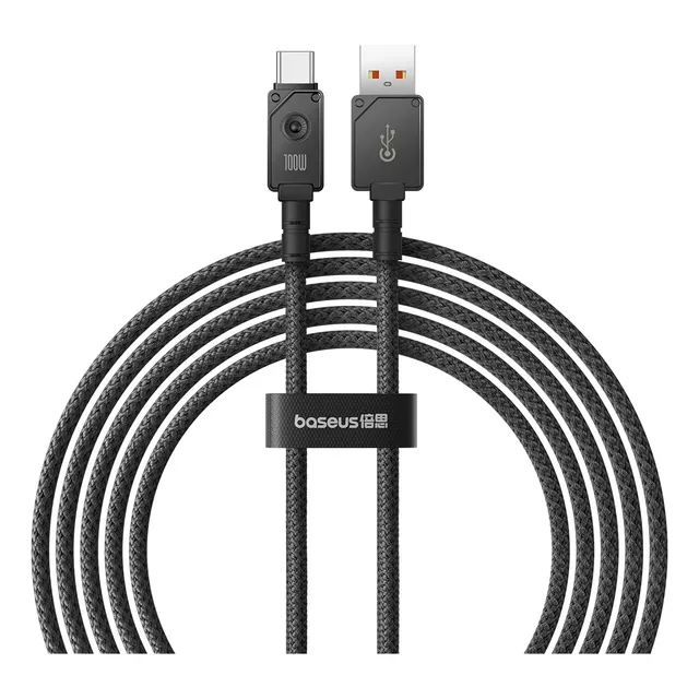 Cable Turbo Baseus de 100 W, USB a USB-C, superresistente, 1 metro