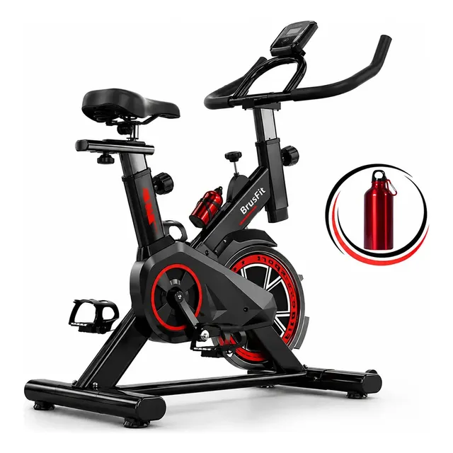 Bicicleta Ergométrica Liftness Spinning X11 Cor Preto/vermelho Com Garrafinha
