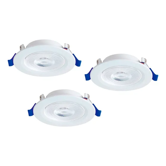 Kit3 Spot Led Direcionável Embutir Redondo Par20 9w 10w