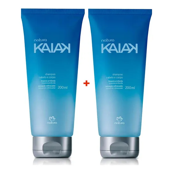 Natura Shampoo Kaiak Masculino Kit Com 02 Unidades