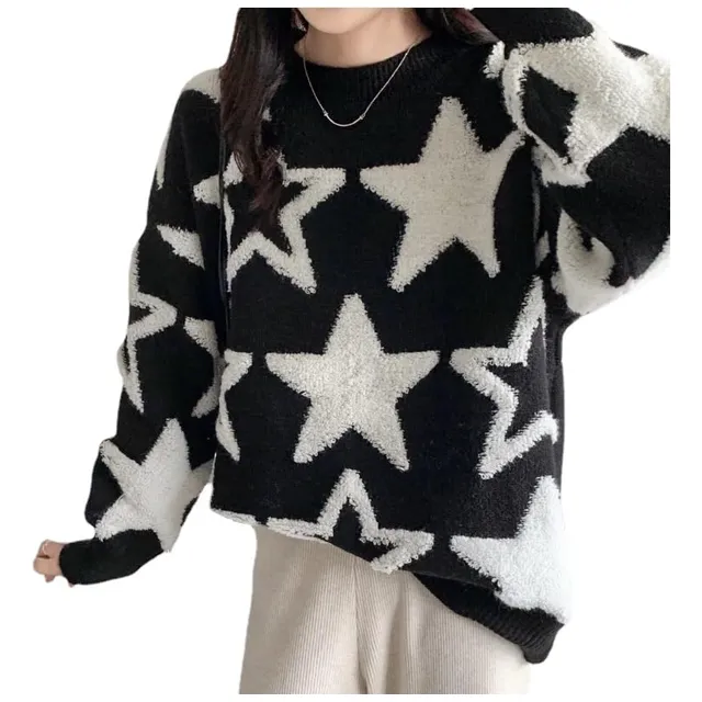Sueter Holgado Para Niña Centro Ciudad Ropa Estrella Gotica
